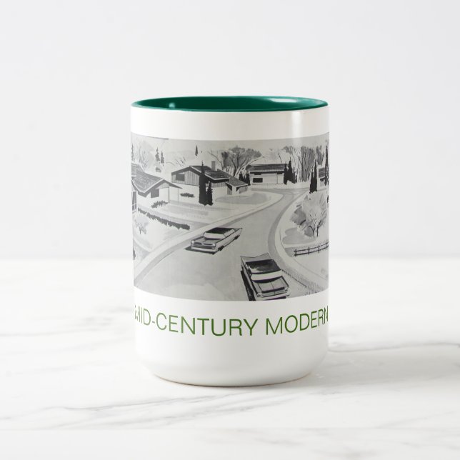 Midcentury Modern Architecture Mug (Center)