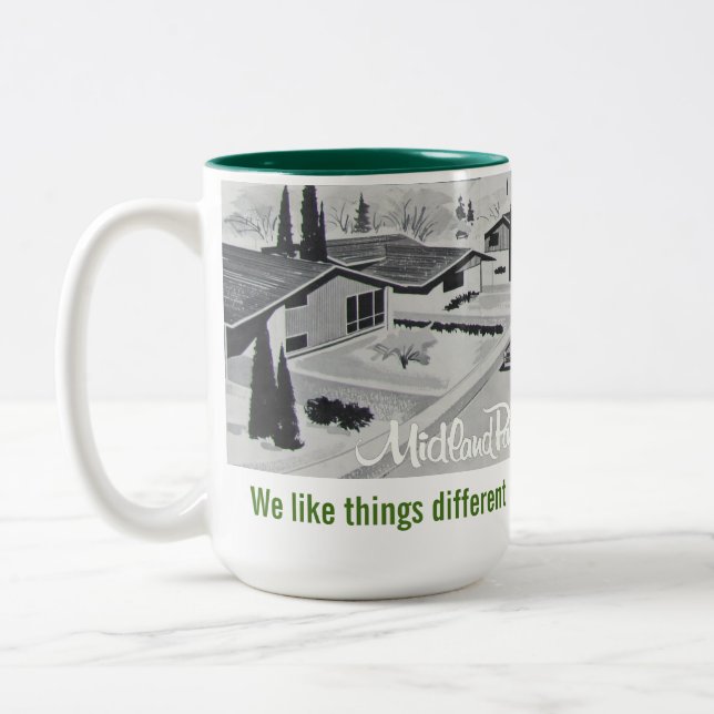 Midcentury Modern Architecture Mug (Left)