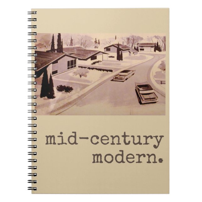 Midcentury Modern Architecture Notebook (Front)