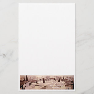 Midcentury Modern Architecture Stationery
