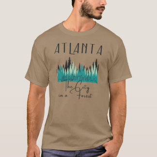 MidCentury Modern Atlanta Georgia The City in a Fo T-Shirt