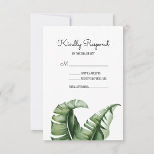 Midcentury Modern Banana Leaf Response