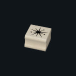 Midcentury Modern Christmas Atomic Starburst Star  Rubber Stamp<br><div class="desc">Show everyone your Midcentury modern vibe with this  "Atomic Star Explosion" -  so MCM.
See other of my Mid-Century Modern stamps in the Mid-Century Modern section in my store.</div>