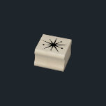 Midcentury Modern Christmas Atomic Starburst Star  Rubber Stamp<br><div class="desc">Show everyone your Midcentury modern vibe with this  "Atomic Star Explosion" -  so MCM.
See other of my Mid-Century Modern stamps in the Mid-Century Modern section in my store.</div>