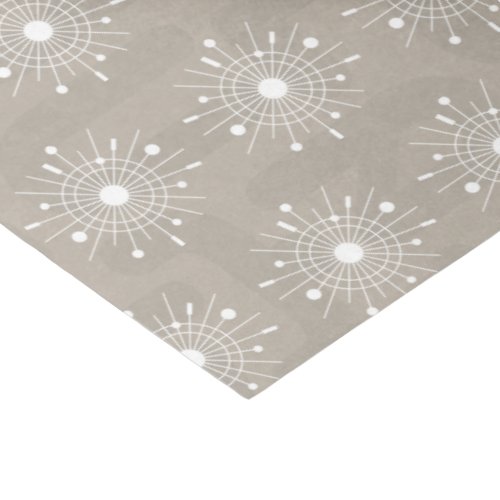 Midcentury Modern Christmas Snowflake Atomic Tissue Paper