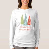 Midcentury Modern Christmas Trees Custom Text
