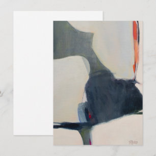 Midcentury Modern Inspired Abstract Art  Note Card