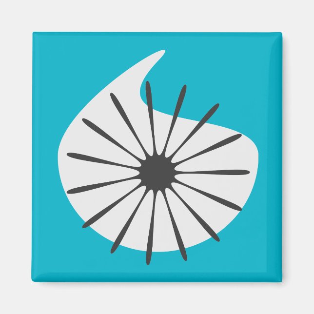 Midcentury Modern Kitchen Magnets (Front)