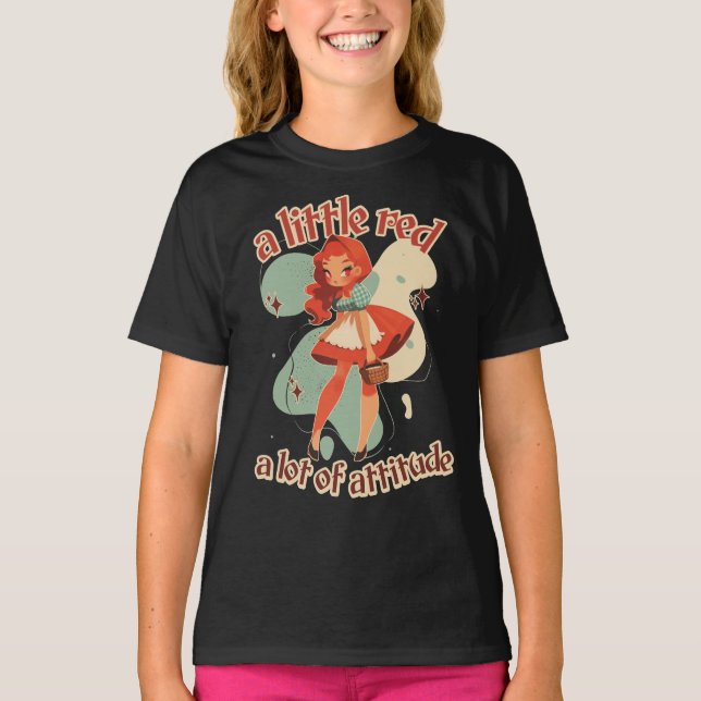 midcentury modern little red riding hood T-Shirt (Front)