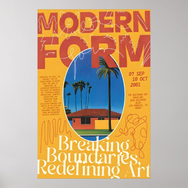 Midcentury Modern Palm Springs Print 2001 LA (Front)