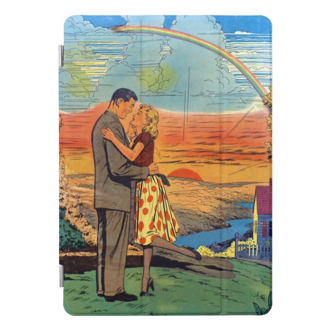 Midcentury Modern Sunset iPad cover (Front)