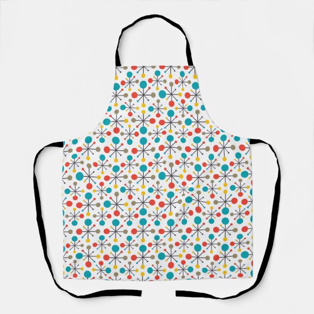 MidCentury Modern Vintage Retro Abstract Art  Apron (Front)