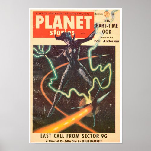 MIDCENTURY PULP MAGAZINE COVER PRINT 