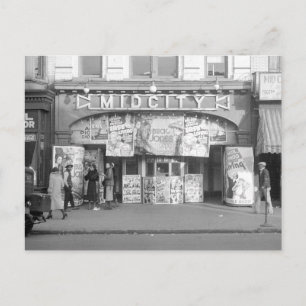 Midcity Movie Theater, 1937 Postcard