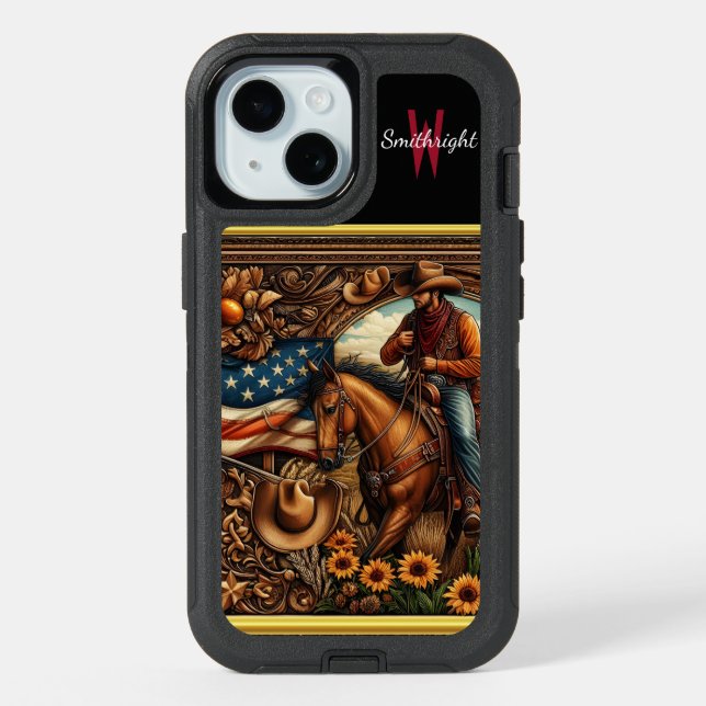 Midday Gallop iPhone 15 Case (Back)