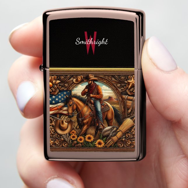 Midday Gallop Zippo Lighter (In Hand)