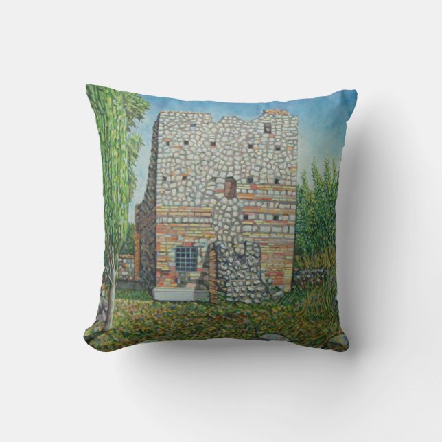 Midday Monument 2010 Throw Pillow (Front)