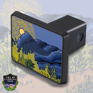 Midday Sun Mountains Hitch Cover