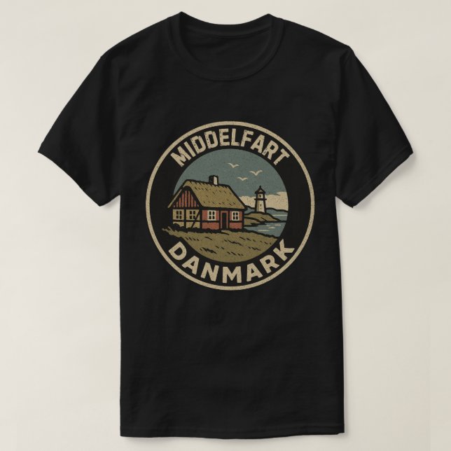 Middelfart, Denmark Danmark  T-Shirt (Design Front)