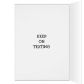 **MIDDLE AGED TEXTING** OVER THE HILL BIRTHDAY CARDS (Inside (Left))