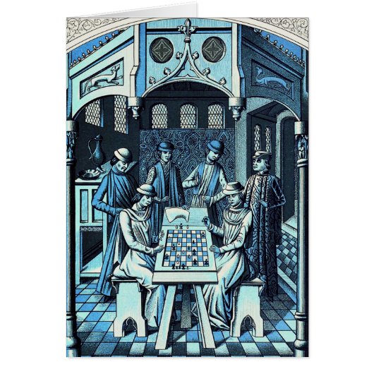 Middle ages Chess Game Cards (Front)