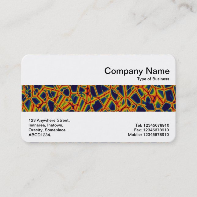 Middle Band - Abstract Business Card (Front)