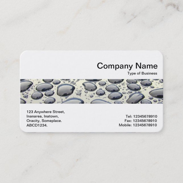 Middle Band - Car Hood Business Card (Front)