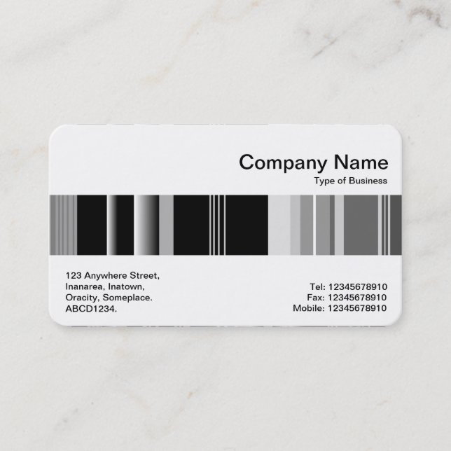 Middle Band - Codex 01 Business Card (Front)