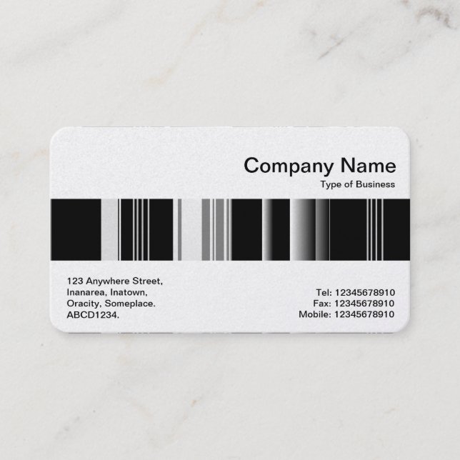 Middle Band - Codex 02 (Gold) Business Card (Front)