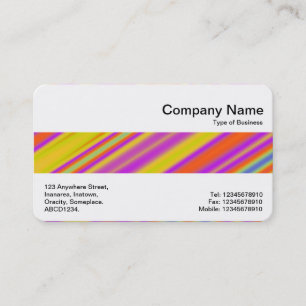 Middle Band - Colorful Abstract Business Card