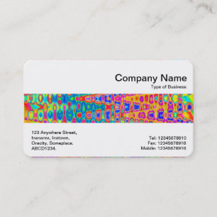 Middle Band - Colorful Waves Business Card