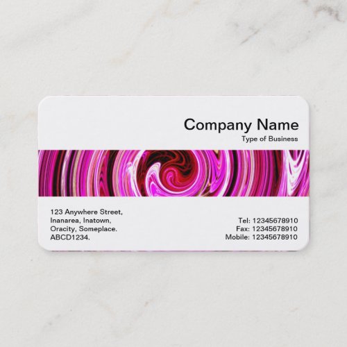 Middle Band _ Pink Vortex Business Card