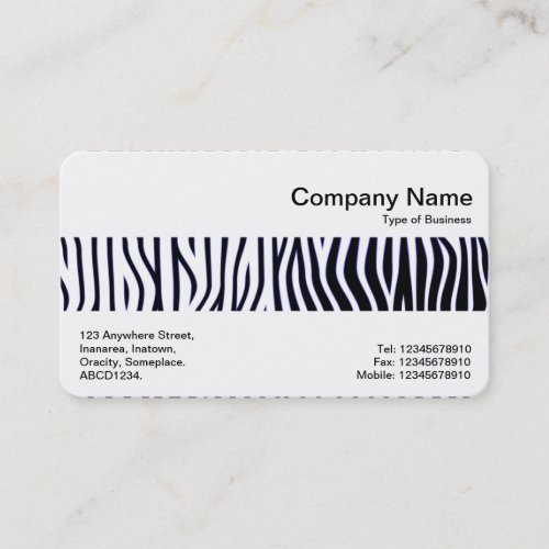 Middle Band _ Robo_Zebra Business Card