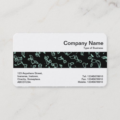 Middle Band _ Smoky Fragments Abstract Business Card