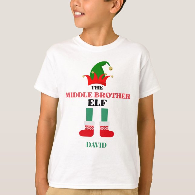 Middle Brother Elf T-Shirt (Front)