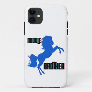 Middle Brother Horse Rearing iPhone 11 Case
