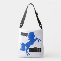 Middle Brother Horse Rearing Crossbody Bag