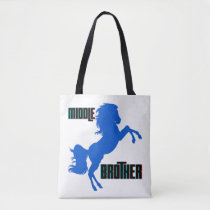 Middle Brother Horse Rearing Tote Bag