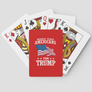 MIDDLE CLASS AMERICANS FOR TRUMP POKER CARDS