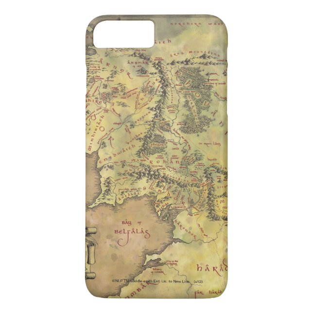 MIDDLE EARTH™ #2 Map Case-Mate iPhone Case (Back)