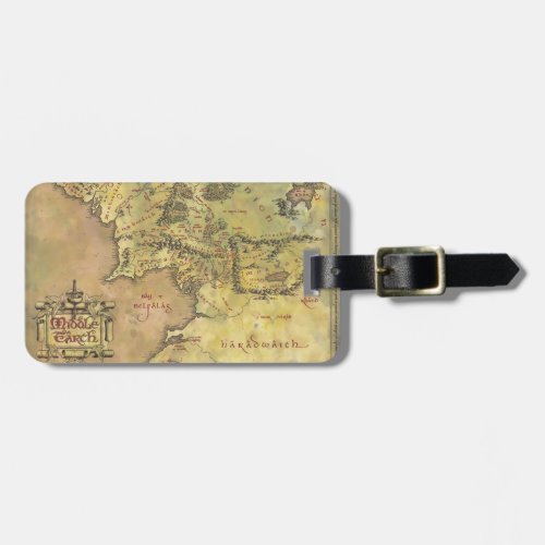 MIDDLE EARTH 2 Map Luggage Tag