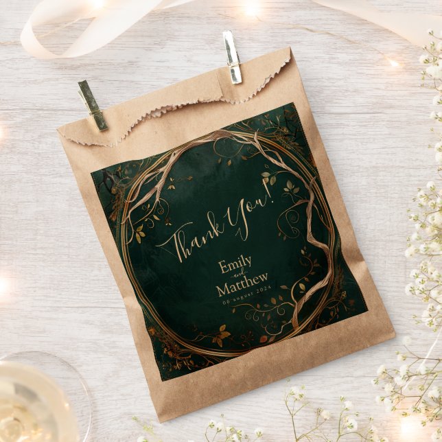 Middle-earth Majesty Wedding Favor Bag (Clipped)