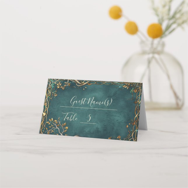 Middle-earth Majesty Wedding Place Card (Front)