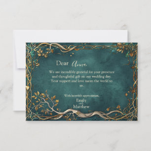 Middle-earth Majesty Wedding Thank You Card