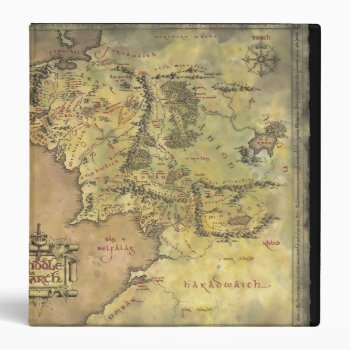 Middle Earth™ Map Binder by lordoftherings at Zazzle