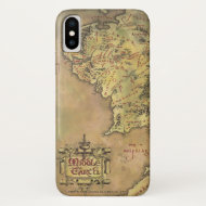 MIDDLE EARTH™ Map iPhone X Case