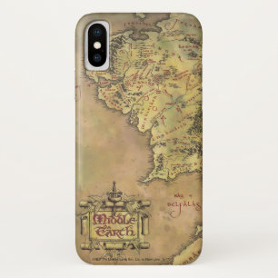 MIDDLE EARTH™ Map iPhone X Case
