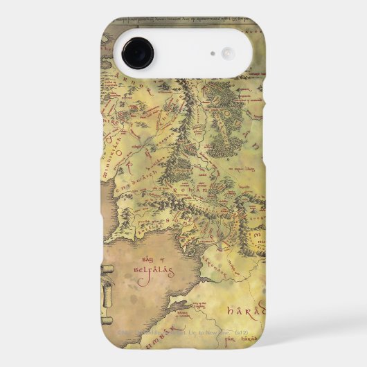 MIDDLE EARTH™ Map iPod Touch Case-Mate Case (Back)