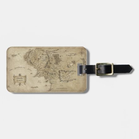 Middle Earth™ Map Luggage Tag
