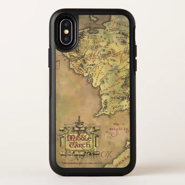 لحي MIDDLE EARTH™ Map OtterBox iPhone Case | Zazzle.com coque iphone 11 Middle Earth Map The Hobbit